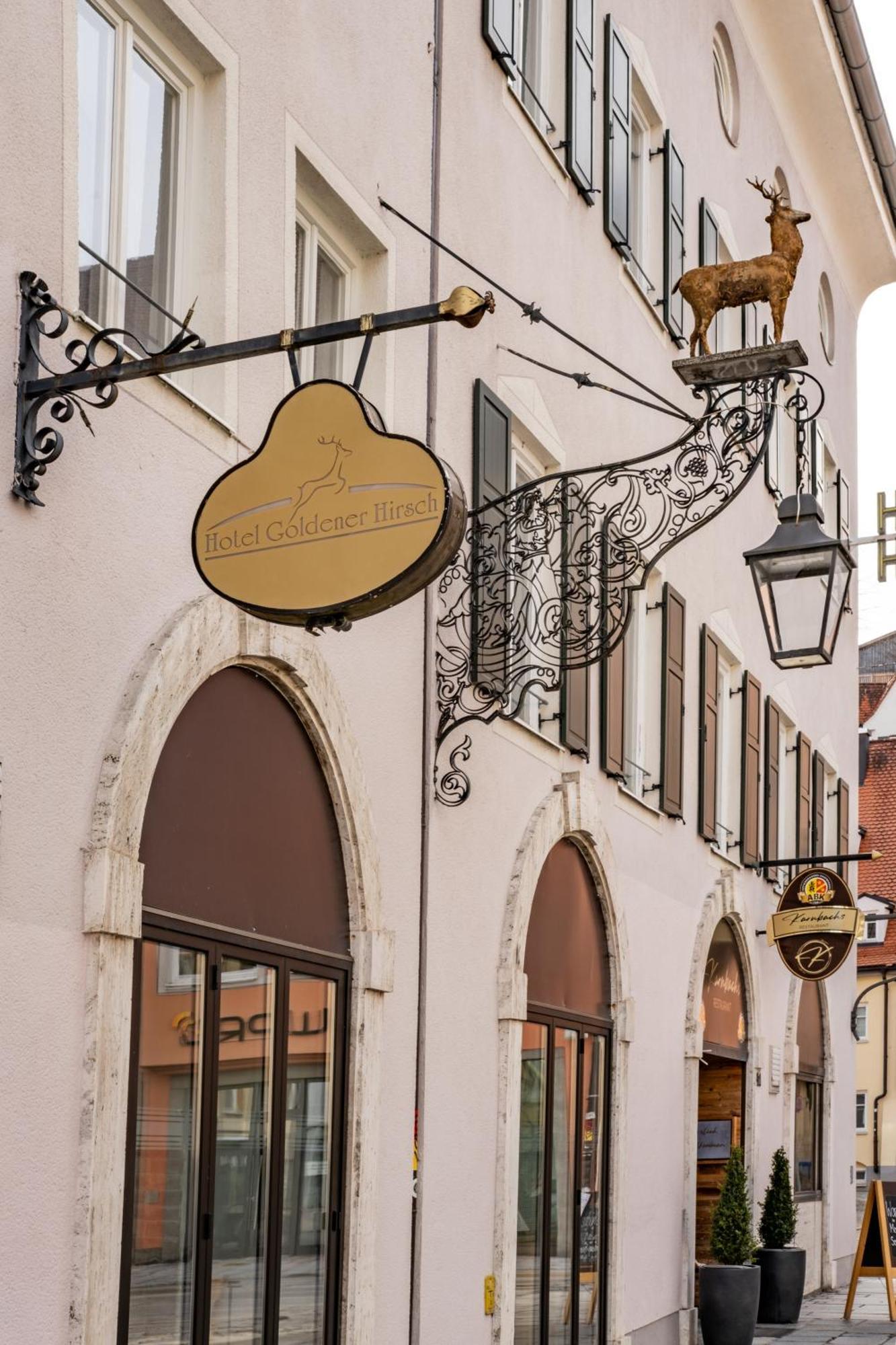Hotel Goldener Hirsch Кауфбойрен Екстериор снимка